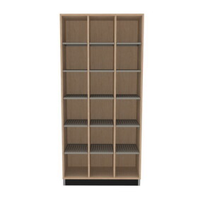 Diversified Woodcrafts CC783615DM Access Cubby with Metal Shelves