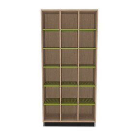 Diversified Woodcrafts CC783615LM Access Cubby with Metal Shelves