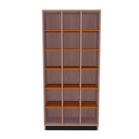 Diversified Woodcrafts CC783615TK Access Cubby with Metal Shelves