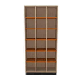 Diversified Woodcrafts CC783615TM Access Cubby with Metal Shelves