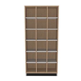 Diversified Woodcrafts CC783615WM Access Cubby with Metal Shelves