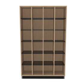 Diversified Woodcrafts CC784815BM Access Cubby with Metal Shelves