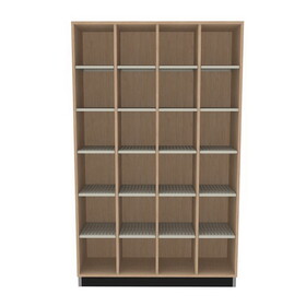 Diversified Woodcrafts CC784815GM Access Cubby with Metal Shelves