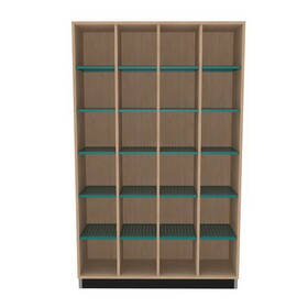 Diversified Woodcrafts CC784815QM Access Cubby with Metal Shelves