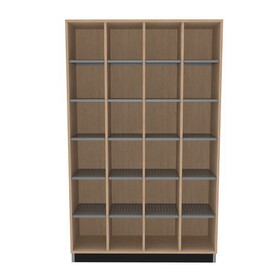 Diversified Woodcrafts CC784815SM Access Cubby with Metal Shelves