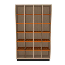 Diversified Woodcrafts CC784815TM Access Cubby with Metal Shelves