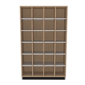 Diversified Woodcrafts CC784815WM Access Cubby with Metal Shelves