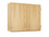 Diversified Woodcrafts D03-3612 36"Wx30"Hx12"D Oak Door Wall Cabinet