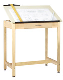 Diversified Woodcrafts DT-1A37 Draftsman Drawing Table