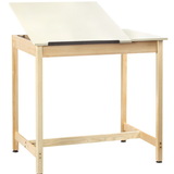 Diversified Woodcrafts DT-60SA Art/Drafting Table - 2 piece adjustable (Quick Ship)