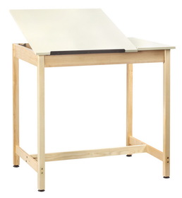 Diversified Woodcrafts DT-60SA Art/Drafting Table - 2 piece adjustable (Quick Ship)