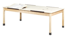 Diversified Woodcrafts DT-90PL Draftsman Four-Station Drafting Table