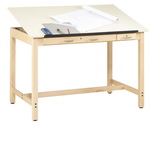 Diversified Woodcrafts IDT-102 Instructor'S Art/Drafting Table - 60