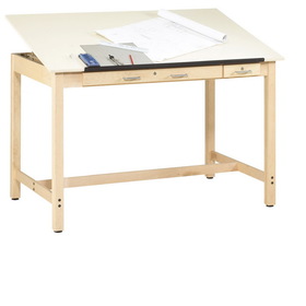 Diversified Woodcrafts IDT-103 Instructor'S Art/Drafting Table - 72"W