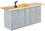 Diversified Woodcrafts MA6-6LBK Forum Wall Lockers