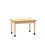 Diversified Woodcrafts P7127 PerpetuLab Wooden Leg Tables with Plain Apron