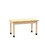 Diversified Woodcrafts P7135 PerpetuLab Wooden Leg Tables with Plain Apron