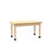 Diversified Woodcrafts P7137 PerpetuLab Wooden Leg Tables with Plain Apron
