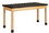 Diversified Woodcrafts P7142 PerpetuLab Wooden Leg Tables with Plain Apron