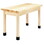 Diversified Woodcrafts P7145 PerpetuLab Wooden Leg Tables with Plain Apron