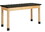 Diversified Woodcrafts P7146 PerpetuLab Wooden Leg Tables with Plain Apron