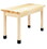 Diversified Woodcrafts P7155 PerpetuLab Wooden Leg Tables with Plain Apron
