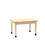 Diversified Woodcrafts P7175 PerpetuLab Wooden Leg Tables with Plain Apron