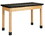 Diversified Woodcrafts P717L PerpetuLab Wooden Leg Tables with Plain Apron