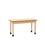 Diversified Woodcrafts P7207 PerpetuLab Wooden Leg Tables with Plain Apron