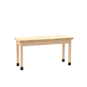 Diversified Woodcrafts P7215 PerpetuLab Wooden Leg Tables with Plain Apron
