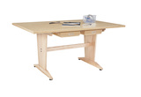 Diversified Woodcrafts PT-60PNB Art/Planning Table W/Tote Trays - Natural Birch Laminate