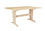 Diversified Woodcrafts PT-7248PNB Extra Large Pedestal Table, 36H- Natural Birch Laminate