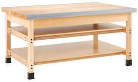 Diversified Woodcrafts SMB-540A Sheet Metal Bench - Wood W/1 Plate