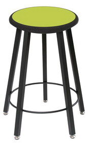 Diversified Woodcrafts STL9186-AL Perspective Stool with Steel Base