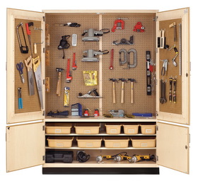 Diversified Woodcrafts TC-12WT General Tool Storage Cabinet With Tools