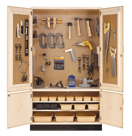 Diversified Woodcrafts TC-4810WT Woodworking Tool Storage Cabinet - 48" W/Tools