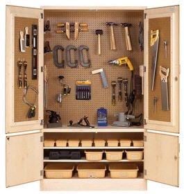 Diversified Woodcrafts TC-4812WT General Tool Storage Cabinet - 48" W/Tools