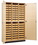 Diversified Woodcrafts TTC-48 Tote Tray Cabinet - 48 Trays