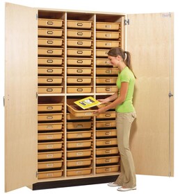 Diversified Woodcrafts TTC-48 Tote Tray Storage Cabinet