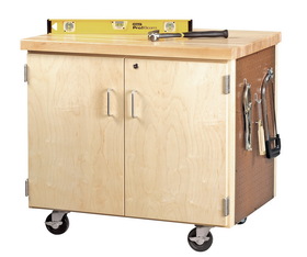 Diversified Woodcrafts WMSC-3135 Mobile Storage Cabinet - 2 Doors