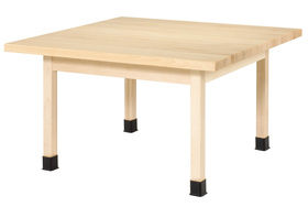 Diversified Woodcrafts WX4-M26 Elementary Four-Student Table - 48"X48"