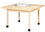 Diversified Woodcrafts WX4-M Four-Student Table - 48"x48" (Quick Ship)