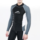 GOGO Rash Guard Long Sleeve, UV Protective Surf Shirt, Men's