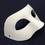 Aspire 6 PCS Blank Paper Mache Mask for Costume Party, DIY White Mask Paintable Face for Dance Cosplay Party Accessories
