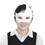 Aspire 6 PCS Blank Face Mask for DIY Craft, Paintable Ghost Face for Dance Cosplay Party, White Paper Masks Costume Accessories