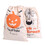 Aspire 6 PCS Halloween Durable Canvas Drawstring Bags Trick Candy Storage Reusable Present Bag