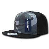 Decky 1049 6 Panel High Profile Structured Camo Snapback Hat