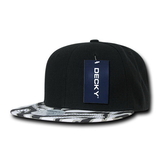 DECKY 117-BLK Relaxed Washed Denim Cap Black 