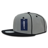 Decky 1078 6 Panel High Profile Structured Piped Snapback Hat
