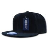Decky 1097 6 Panel High Profile Structured Velvet Snapback Hat